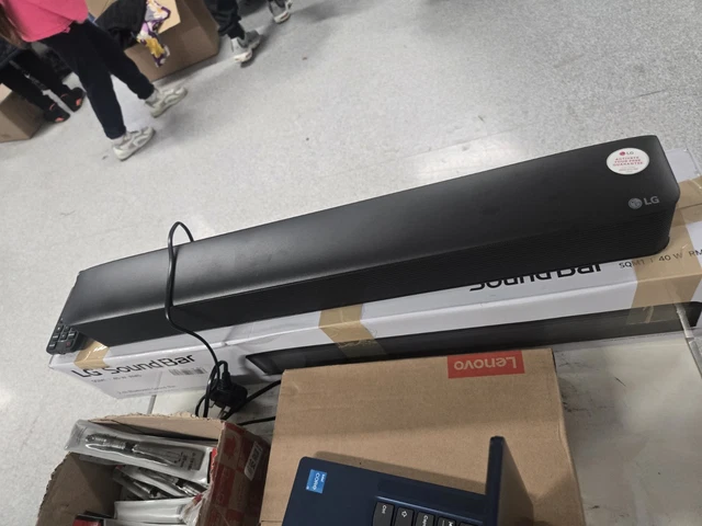 LG SQM1 2.0 Wireless Bluetooth Compact Soundbar 40W Optical Port 3.5Mm ...