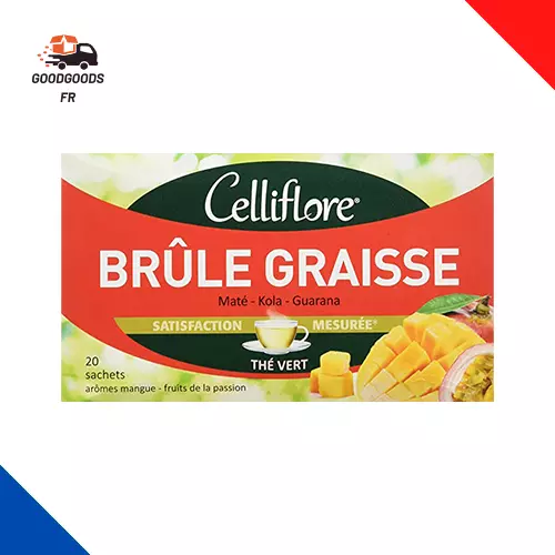 CELLIFLORE - Thé Brule Graisse - a Base De Maté/Kola/Guarana - 20 Sachets