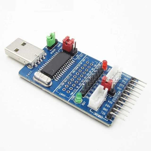 USB TO I2C IIC SPI UART TTL Converter Module STC ISP Adapter ALL IN 1 ...