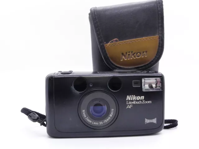 NIKON LITE TOUCH Zoom Af Panorama Qd Compact 35Mm Camera With Case B*4 EUR  56,47 PicClick FR