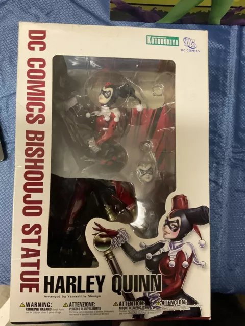 DC Comics Bishoujo HARLEY QUINN Statue Kotobukiya Excellent Condition