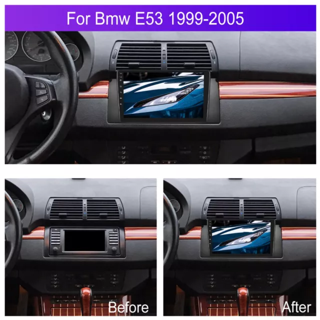 32G Für BMW E39 E53 X5 5er 1999-2005 Autoradio Android 13 GPS Navi WIFI BT RDS 2