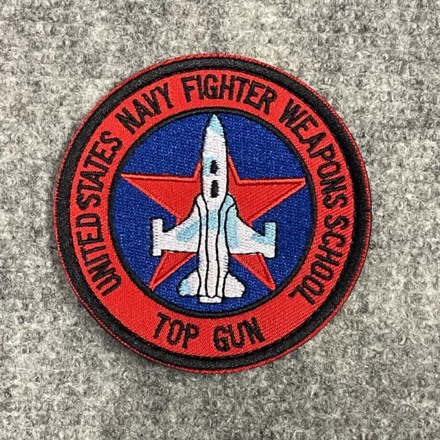 United States Navy Embroidered Fighter Weapons School Morale Patch UBACS, Bergen