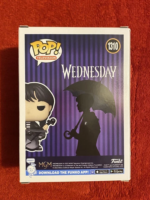 Funko Pop Television Wednesday Wednesday Addams with Cello #1310 Funko Exclusive 3