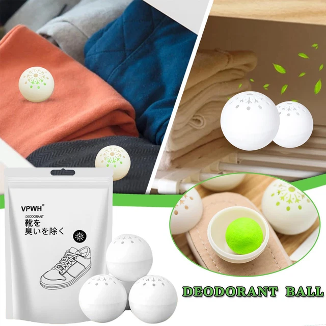 1/6X NUEVO Desodorante Refrescante Bolas para Zapatos Té S3 Essential tu1 T0R3