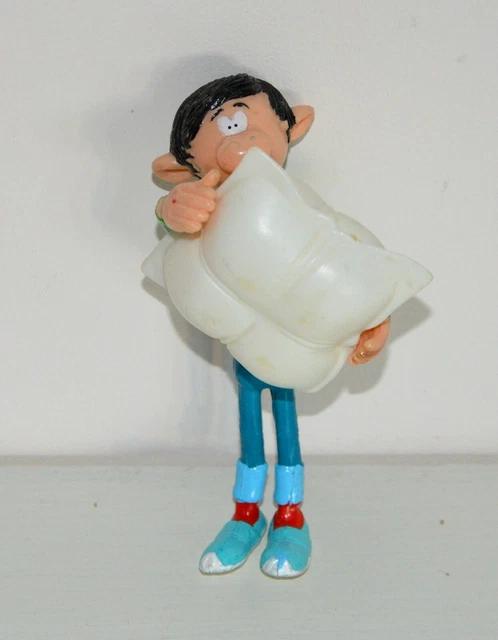 FRANQUIN & GASTON Lagaffe-Anciennes figurines oreiller et réveil - QUICK EUR 11,90 - FR