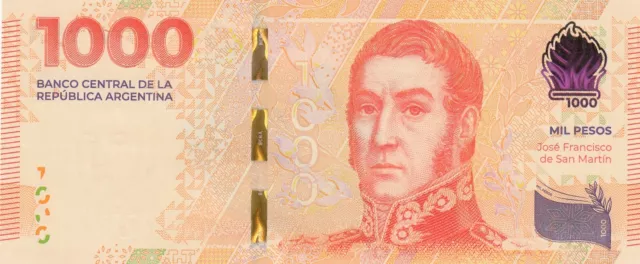 1000 Pesos - José Francisco de San Martin - 2023 - Lettre A