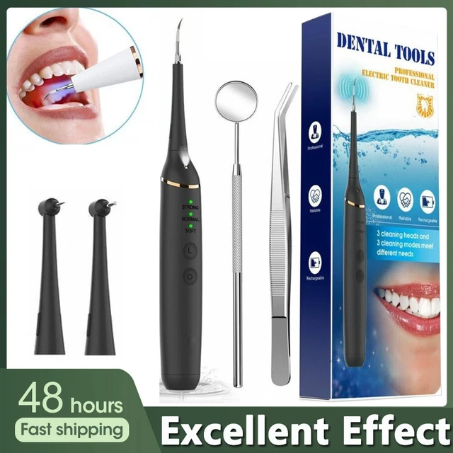 Powerful Ultrasonic Plaque Remover for Teeth with 5 Modes - Dental Tooth Cleaner Powerful Ultrasonic Plaque Remover for Teeth with 5 Modes - Dental Tooth Cleaner