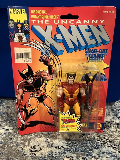 Toy Biz Mutant Super Heroes: Marvel's The Uncanny X-Men - Snap Out Claws 5"...