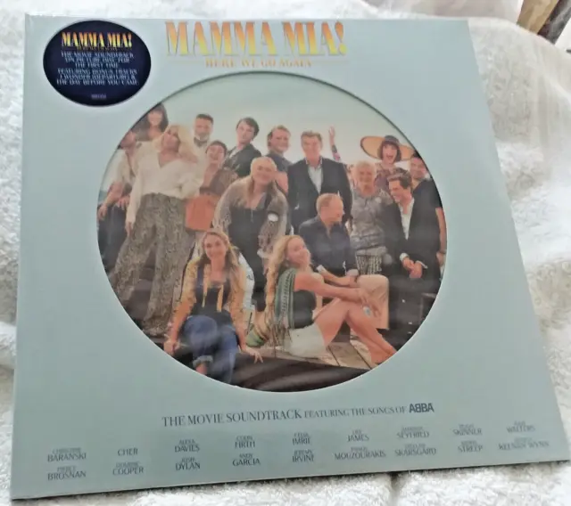 ABBA - Mamma Mia - Here We Go Again - Soundtrack 2 x Picture Disc Album MINT
