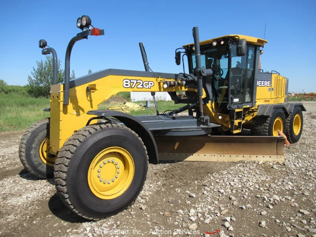 2018 John Deere 872GP AWD Motor Grader 16' Moldboard Cab Tractor Diesel bidadoo