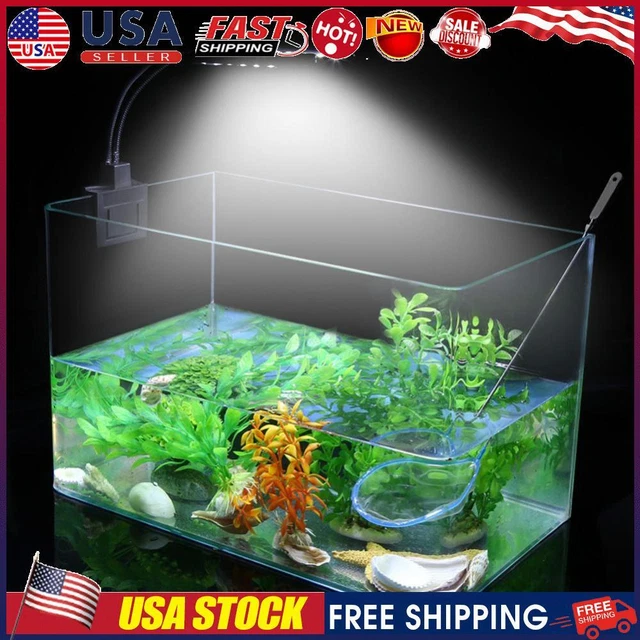 Waterproof Aquarium Light for Fish Tank Aquatic Plants Grow Lighting Clip-On