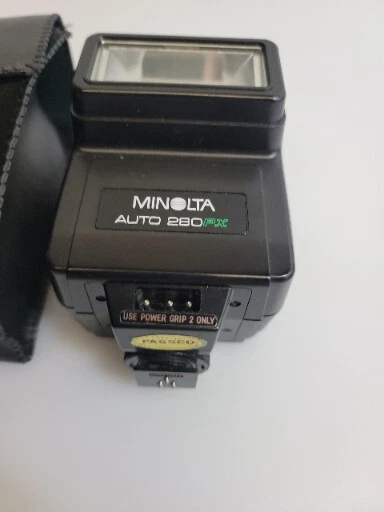 Minolta Auto Electroflash 280 PX With Case Shoe Mount 2