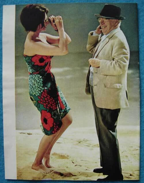 SOPHIA LOREN, CHARLIE Chaplin Press Cut Clipping 1966 £2.17
