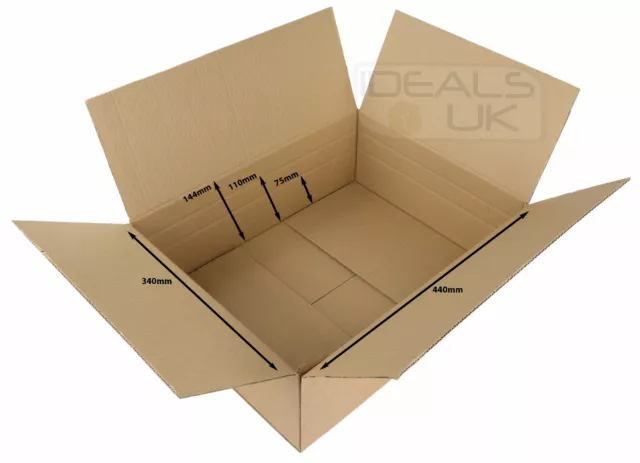 Maximum Size New Royal Mail Small Parcel  Cardboard Boxes (450x350x160mm)
