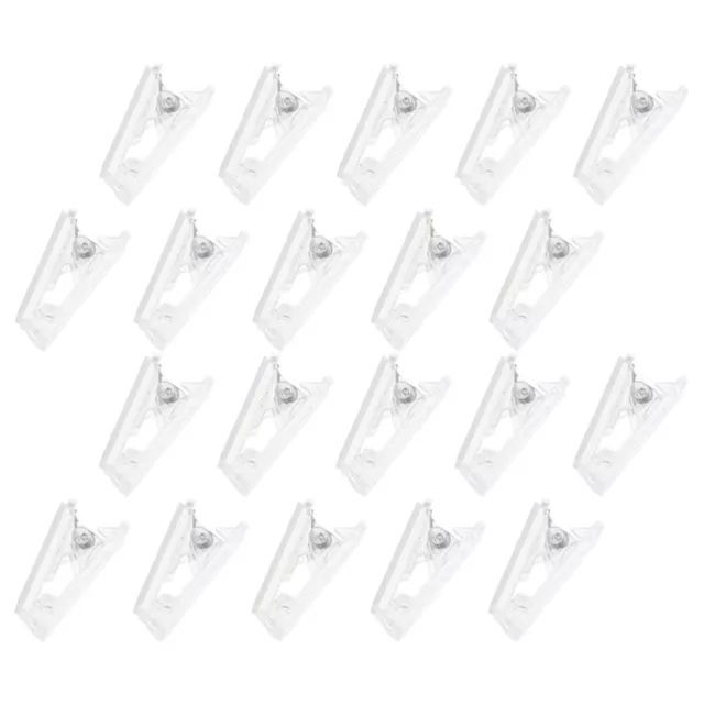 20 Pcs Selbstklebender Clip Wandclips Tapisserie Federklemmen Mini