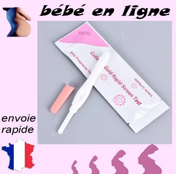 1 test de grossesse  🧡  test ultra précoce , envoie rapide   🧡