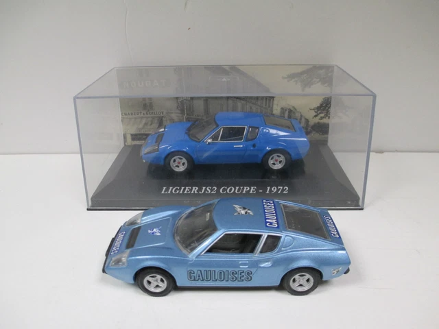 Norev Ligier JS2 N°115 Tour De France 1973 Et N°818 Le Mans, 1/43, état Superbe
