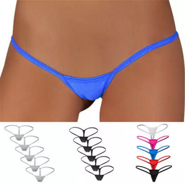 LOT OF 6 Women Plain Sexy Stretch Thong Panties Lingerie T-String Panty  LP7370 $22.90 - PicClick