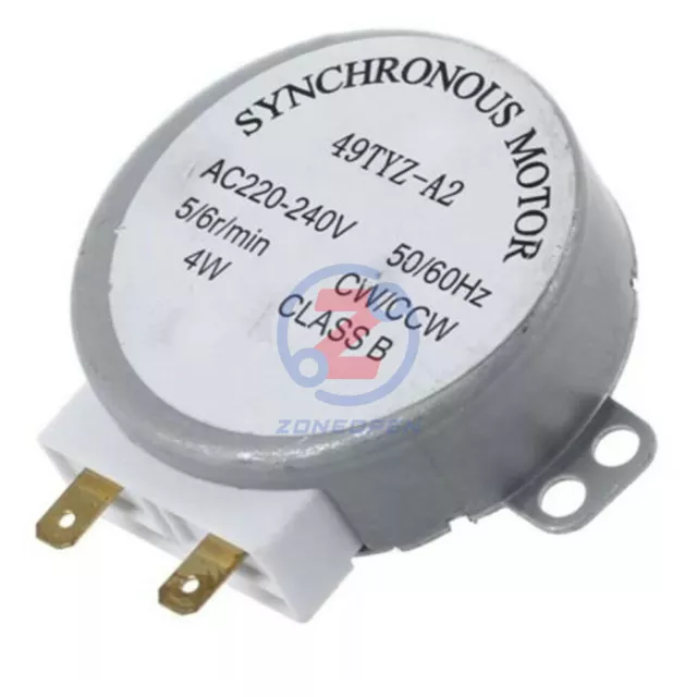 49TYZ-A2 AC 220-240V CW/CCW 4W 5/6 RPM Synchronous Motor für Mikrowellenherd