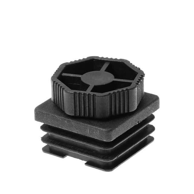 20 pezzi M8 spazio tubo di plastica spina mobili piedi quadrati tappetini copertura tubo
