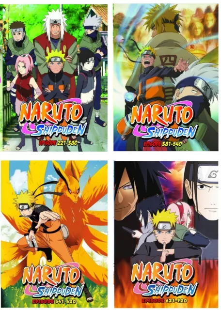 Naruto Shippuden Episodes 449 - 500 English Dubbed / Japanese Seasons 21-22  DVD