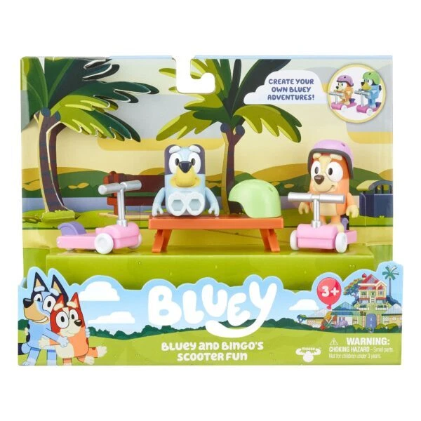 Bluey Scooter Time Playset – Gioco Con Bluey E Bingo, Dai 3 Ai 12 Anni