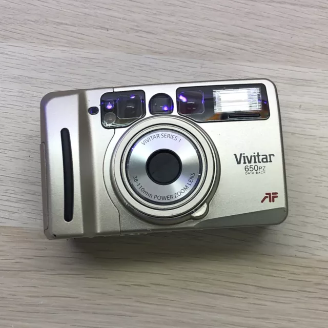 Vivitar 650PZ Data Back AF Point & Shoot 35mm Film Camera