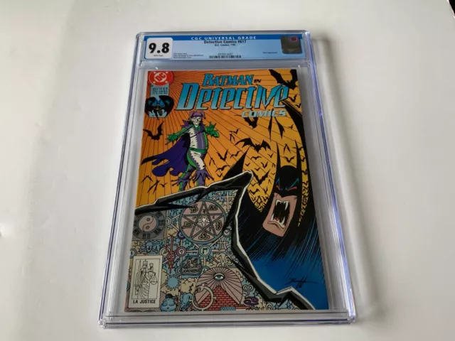 Detective Comics 617 Cgc 9.8 White Pages Vampire Batman Joker Dc Comic 1990