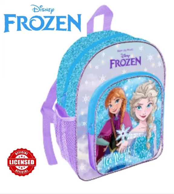 Disney Frozen Elsa Anna Backpack School Travel Bag Kids Rucksack Girls Children