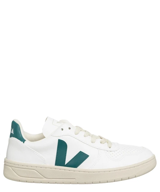 VEJA BASKET FEMME v 10 VX0702901A logo White Black Bianco tennis