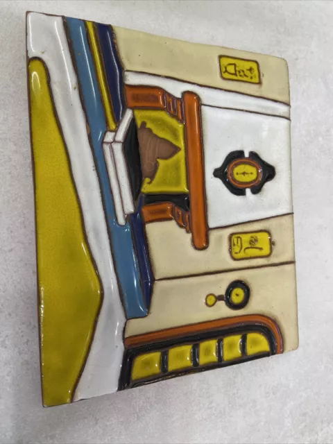 Hand painted Ceramic picture tile Fireplace