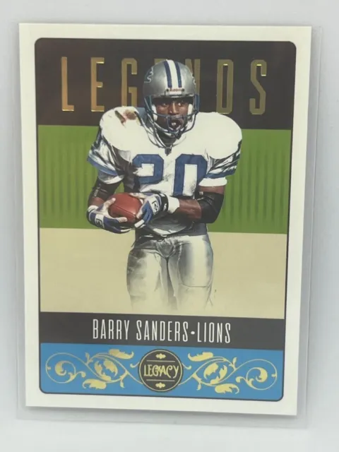 Barry Sanders Legends 2023 Panini Legacy Football No. 102