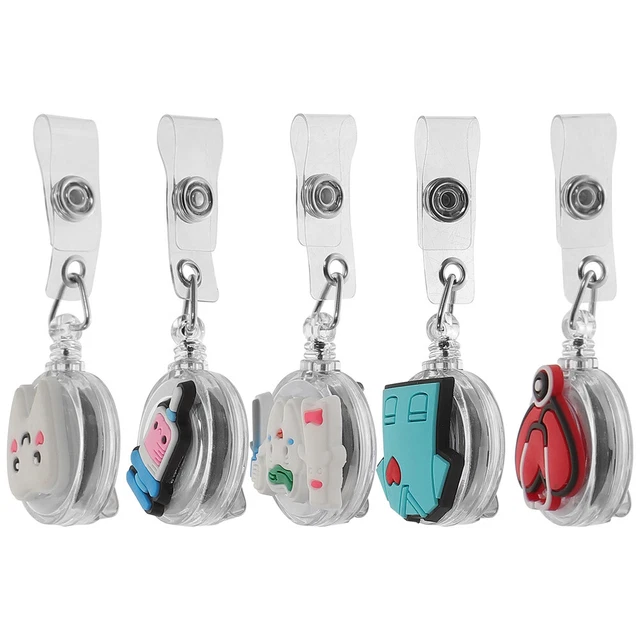 5pcs Dentiste Nom Badge détenteurs d'infirmières BUCKLES BUCKLES Multi-fonction