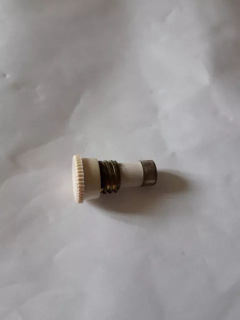 1 ancien Porte fusible et fusible 10 ampères  pour Amboise  Legrand