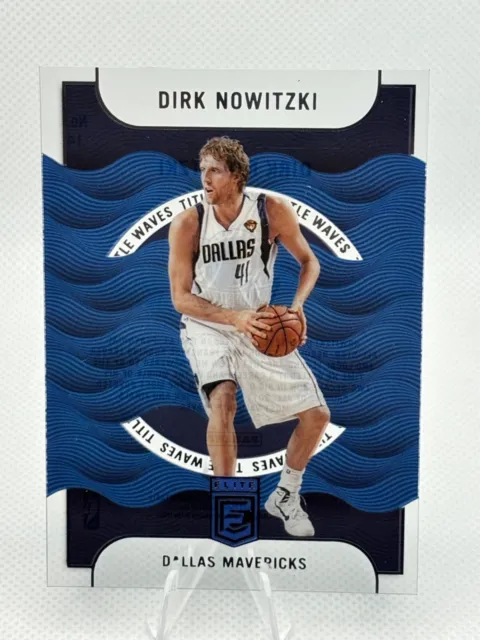 2022-23 Panini Donruss Elite Basketball Dirk Nowitzki Title Wave Acetate #14 DAL