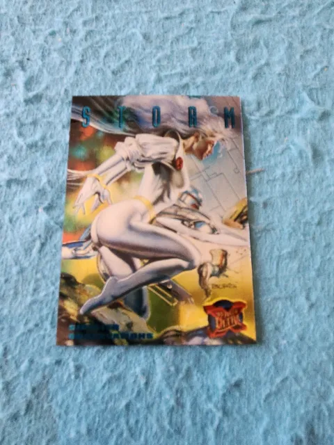 1995 Fleer Ultra X-Men Sinister Observations Storm Insert Card #9/10