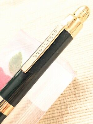 Wahl Eversharp Skyline Pencil- Rare Dark Green With Wide Gold Band Excellent