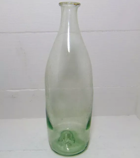 Unusual Free-Blown & Pontilled Utility Bottle c1800's+