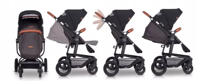 EasyGO SOUL AIR 2in1 3in1 BABY Kinderwagen / Kinderwagen / Buggy 3