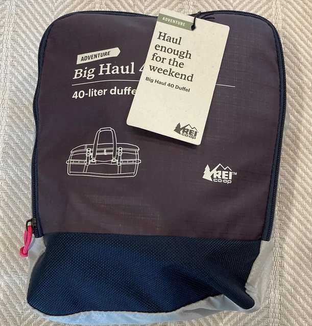 REI COOP BIG Haul 40L Duffel Bag Carry On Approved Purple Backpack