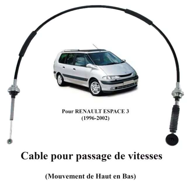 Cable de passage de vitesses commande de boîte =34850 6025306288 Espace 3 III 3