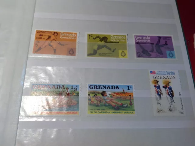 Briefmarken Grenada teils aus 1975, ungestempelt aus einer Haushaltsauflösung