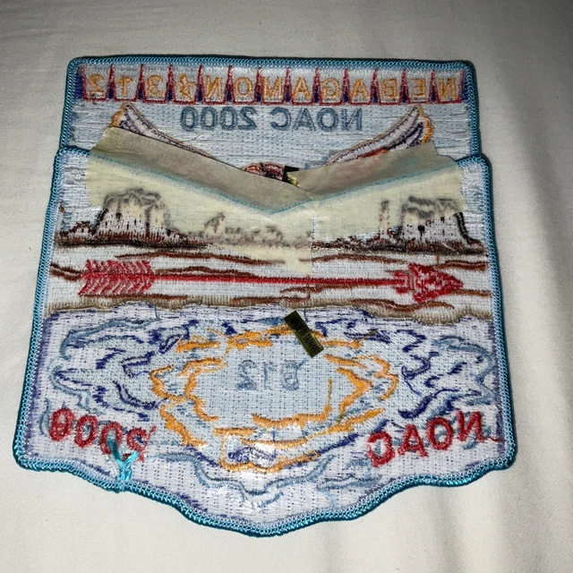 Boy Scout OA 312 Nebagamon Lodge 2000 NOAC Flap Set 2