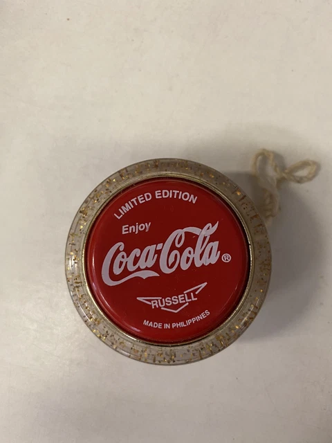Coca Cola Glitter  Professional Russell Yo-Yo Genuine Made in Philippines