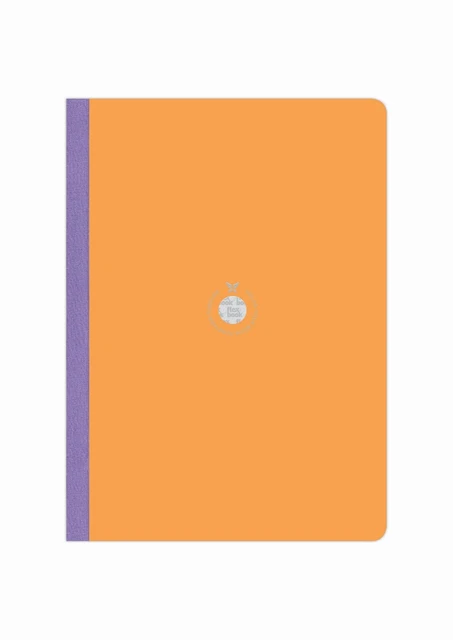 Flexbook Smartbook Foderata 160 Pagine Copertina Carta Ecoplastica 21*29cm Foderata Arancione