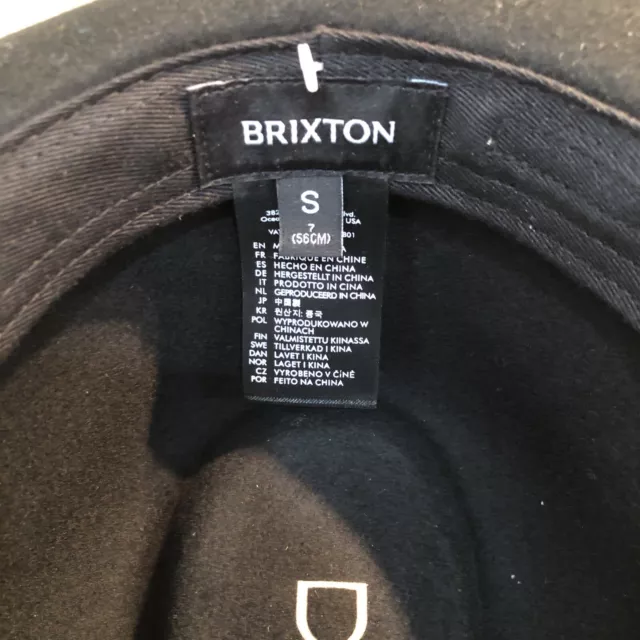 Brixton Men's Wesley Packable Fedora Black S 2