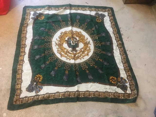 Foulard Carré En Soie Vintage Armine – Paris Tour Eiffel – Cadeau Femme – Fabriqué En France