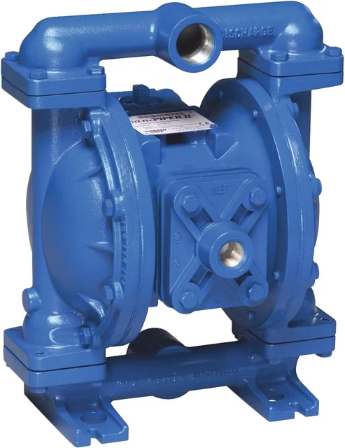 Air-Operated Double Diaphragm Oil Pump - 1In. Inlet, 45 GPM, Aluminum/Buna, Mode