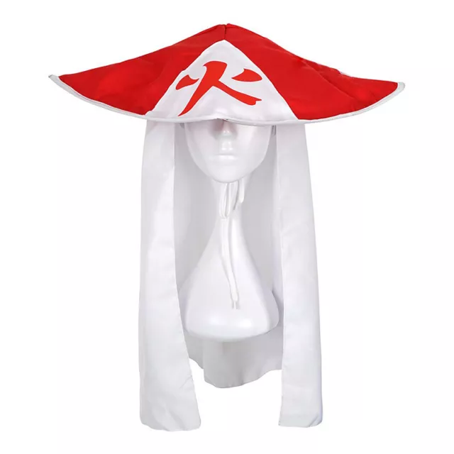 Anime Cosplay for Naruto Shippuden Hokage Bamboo Hat Costume Oriental Hat Outfit